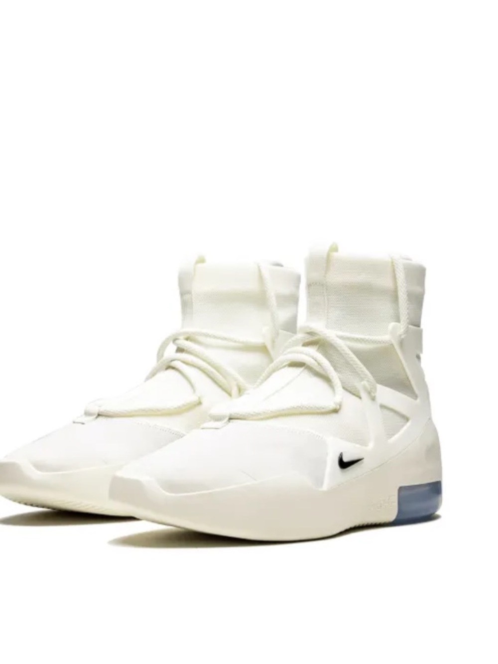 Nike Air Fear Of God 1 High-Top Sneakers in Sail White Sz US 11 - Picture 2 of 12